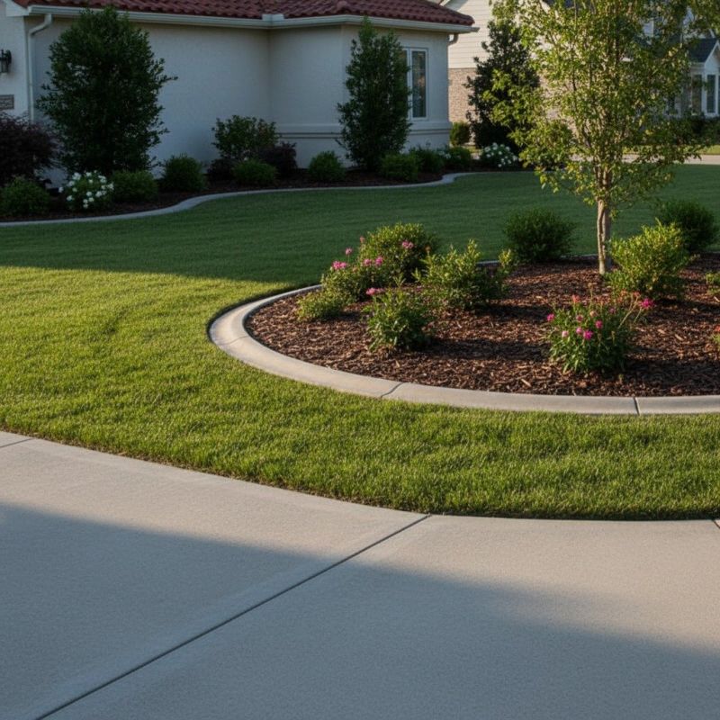 Flowerbed Curbing Installation in Citrus County, FL