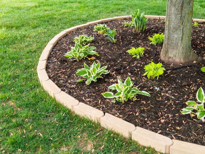 Flowerbed Curbing Installation in Ventura County, CA