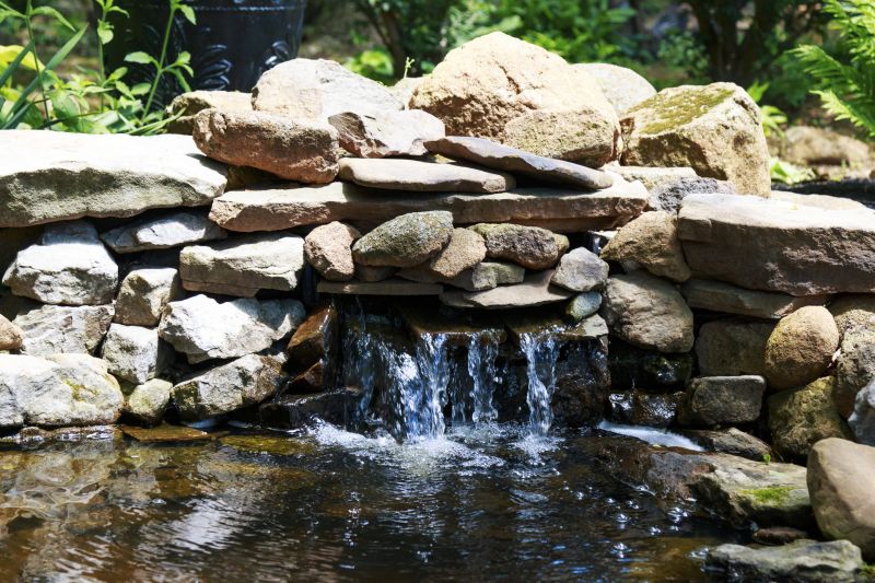 Garden Waterfall Installation in Ventura County, CA