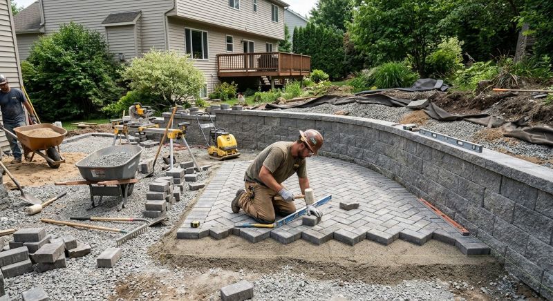 Hardscape Pavers Installation in Nashua, NH