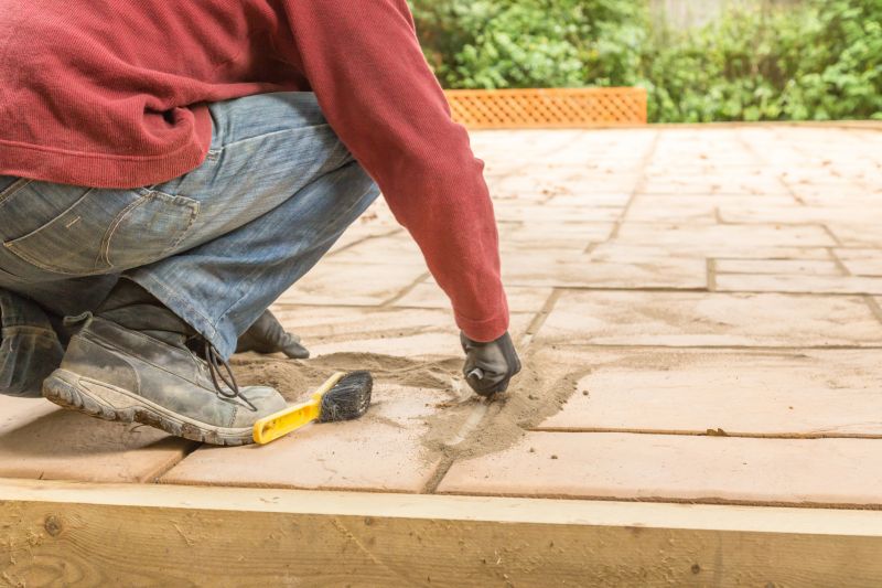 Limestone Patio Installation in Providence, RI