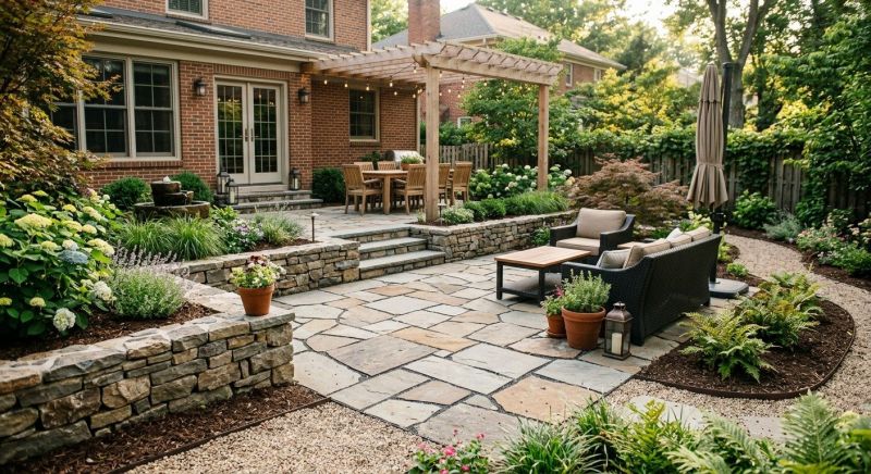Patio Hardscaping in West Hartford, CT