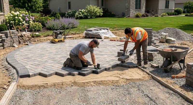 Paver Patio Installation in Worcester, MA