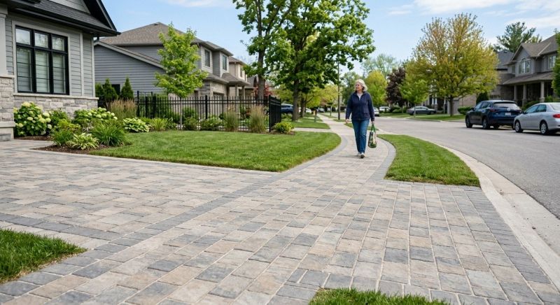 Paver Walkway Installation in Framingham, MA