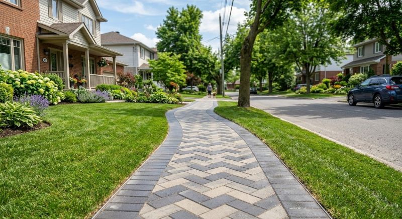 Paver Walkway Installation in Worcester, MA