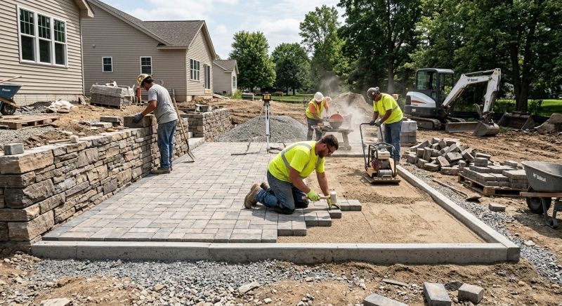 Pavers Construction in Worcester, MA