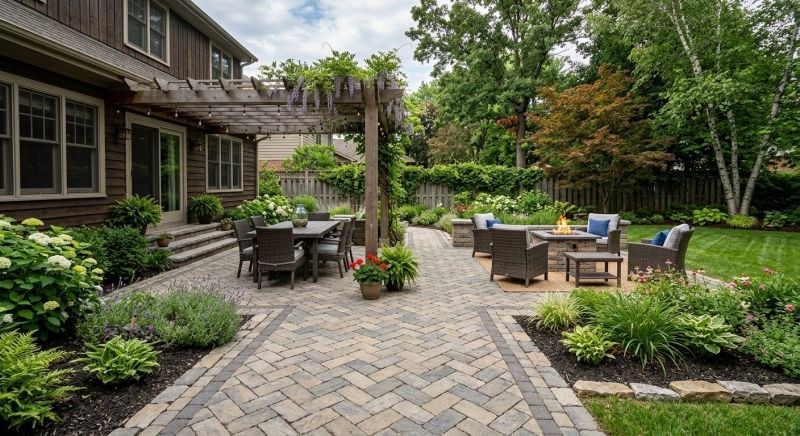 Stone Deck Installation in Danbury, CT