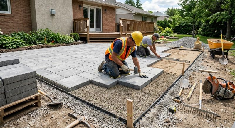 Patio Pavers Installation in Providence, RI