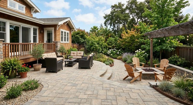 Stone Deck Installation in Burlington, VT